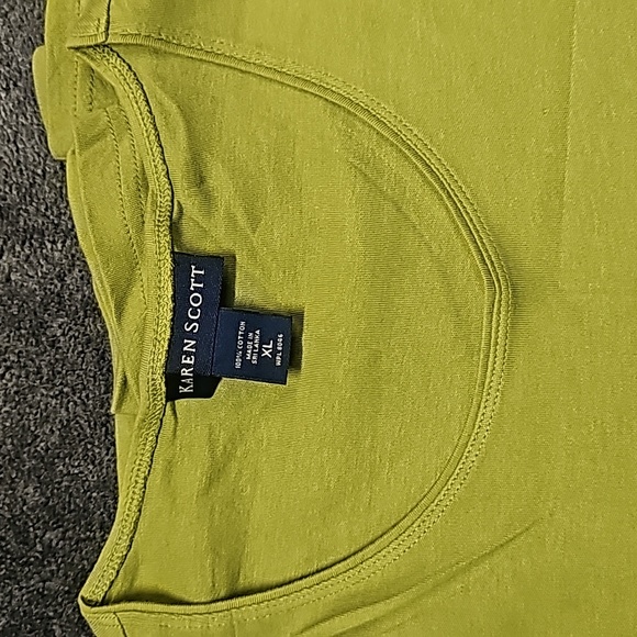Karen Scott size XL army green shirt - Picture 4 of 7